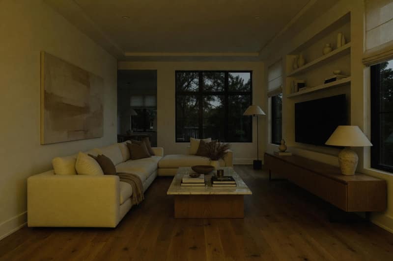 Raw daytime property photo before editorial enhance