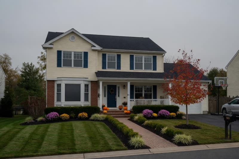 Daytime exterior before twilight conversion